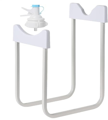 Water Bottle Stand - Stylish Water Dispenser Holder, Portable Water Bottles Stand | Stable and Practical Gallon Bottle Stand, Non-Slip Drinking Water Cooler Rack with Reusable Spout for Home, Kitchen