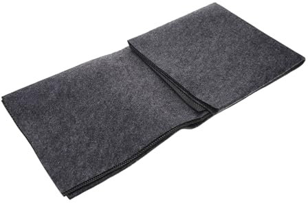 GRADENEVE Wasserfeste Ölauffangmatte Für Garage Und Auto Wiederverwendbare Waschbare Bodenschutzmatte Für Garagenboden Rutschfestes Graues Teppichmaterial