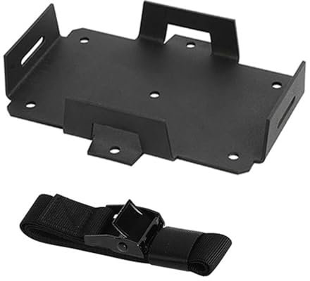 Battery Holder Tray | Adjustable Battery Storage Holder Box | Compact Automotive Replacement Voltage Tray for 12V-6V / 6AH 7AH 8AH 9AH 12AH 15AH Models