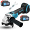 New Upgrades Brushless Cordless Angle Grinder, for Makita 18V 2X 5.5AH Battery, 11000RPM, 2-Position Auxiliary Handle, 125MM Grinding Machine,for Grinding Cutting Polishing