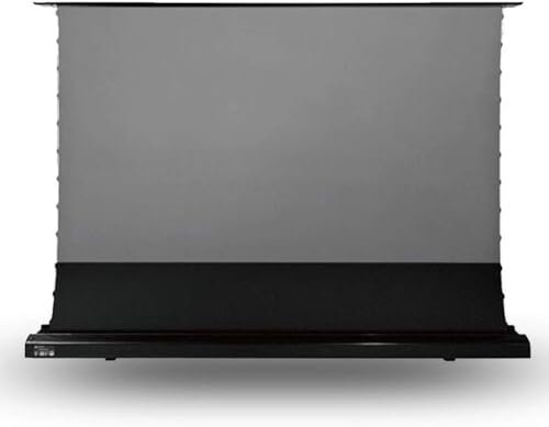 LVSEWOA Projection Screen, Projector Curtain, 92 inch 16:9 Floor Rising Electric Anti Light Motorized Projection Screen for Short Throw Projector(84inch)