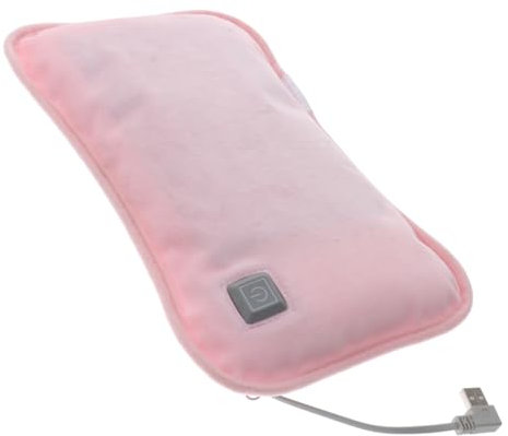 SAFIGLE USB Handwärmetasche Mit Plüschbezug Elektrische Warmwasserflasche Temperaturstufen Für Kalte Tage Vielseitig Einsetzbar Wärmebeutel Oder Kältekompresse