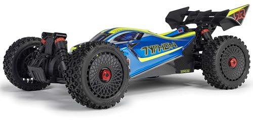 ARRMA 1/8 Typhon 223S DSC 4X4 RTR Brushless Buggy, Blue