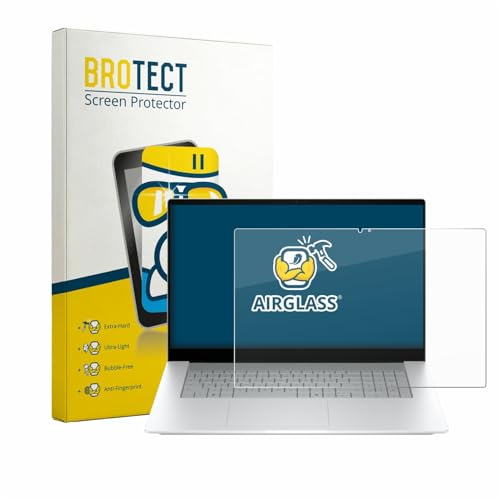 BROTECT Schutzglas für HP OmniBook X 17-de0776ngx Schutzfolie Panzer Folie Glas[Extrem Kratzfest 9H, Anti-Fingerprint, Ultra-Transparent]