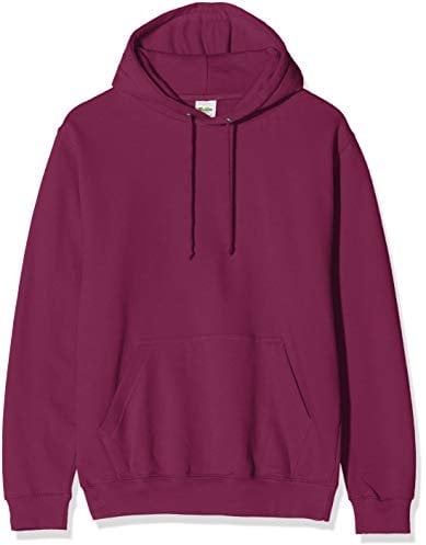 AWDis Men's College Hoodie, Purple (Plum), Small