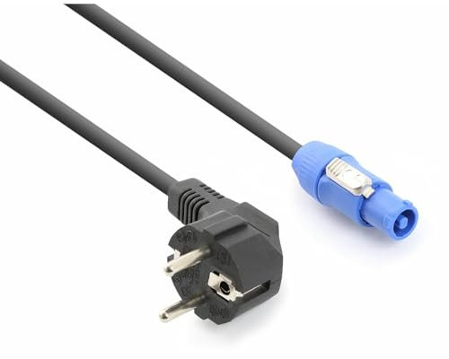 PD Connex Cable Alimentation Cordon Powerconnecteur - Schuko - 5m - Idéal pour Alimenter Vos Appareils