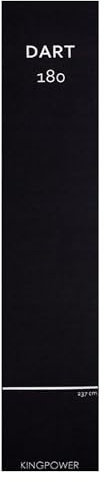 Kingpower Dartteppich mit Abwurflinie, Dart Zubehör mit Motiv, Dartmatte mit Oche, pflegeleichter Teppich rutschfest, Auswahl:Design 9-290 x 60 cm