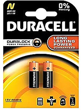 Duracell PGD MN9100B2PK Photo Battery, Alkaline, N Size, 1.5V (Pack of 12)