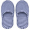 Alomejor Pantofole per hotel Pantofole pieghevoli portatili Pantofole monouso con custodia per uso domestico in viaggio(Woman-Strisce grigie) Ricambio