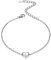 ChicSilver Silber Freundschafts Armband Damen Namenskette mit Buchstabe L Anhänger Armbänder herz Armskette