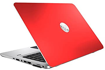 AlphaWraps Skin for HP EliteBook 6930p Laptop | Red Gloss | Protective and Durable Vinyl Decal wrap Cover | Made in The UK