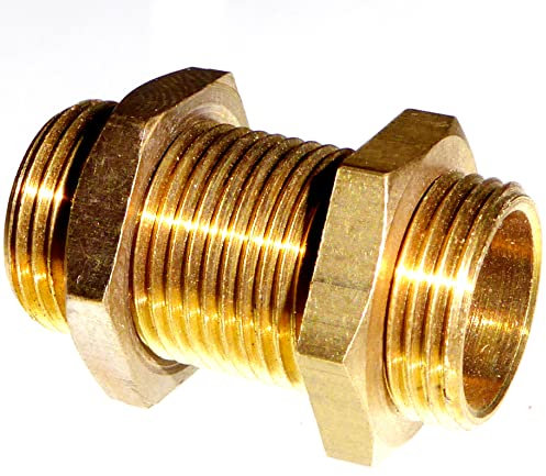 A1 ELECTRICS A1ELECTRICS.COM Lampenfassung aus Messing, 1,27 cm (1/2 Zoll), Gewindestange und Kontermuttern, 25 mm lang