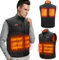 COZII Heated Vest - Electric Heated Gilet for Men Women Washable, Unisex Heated Jacket Lightweight with 3 Heating Settings, USB Heated Body Warmer for Outdoor, Hiking, Fishing(No Battery)