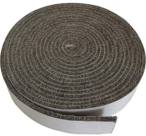 BBQ Gasket Tape BBQ Smoke Seal BBQ Strip,14.7FT 7/8x1/6 High-Temp Seal Gasket for Smoker, Self Stick Grill Gasket Replacement Gray