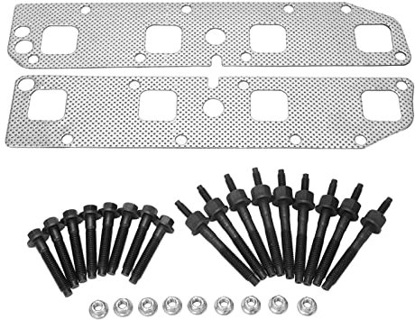 Auspuffkrümmerdichtung, Auspuffkrümmerdichtungsbolzen-Set 53013943AA Ersatz für 1500 2500 3500