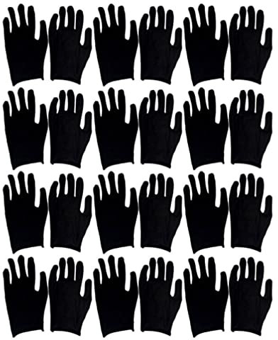 Tofficu 12 Paare Einweg Baumwollhandschuhe Warme Arbeitshandschuhe Herren Bequeme Arbeitshandschuhe Handschuhe Zur Schmuckinspektion Winterarbeitshandschuhe Für Herren Sauber Zubehör Mann