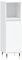 vidaXL Engineered Wood Bathroom Cabinet in White with Multiple Compartments & Adjustable Door - Compact Bathroom Storage Solution