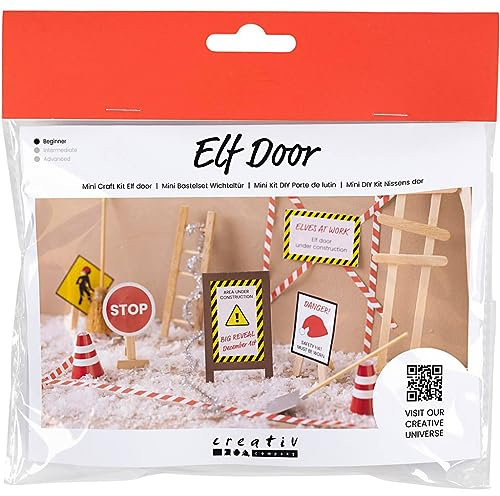 Baustelle, Mini-Kreativ-Set für Wichteltüre