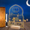 Ramadan Kalender Countdown,30 Tage Eid Mubarak Kalender,Handgeschriebener Countdown Kalender,Acrylic,DIY Gebet Ramadan Mubarak Deko,Ramadan Kalender Home Party Dekoration Craft Ornament (BTU216A)