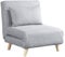 Home Deluxe - Schlafsessel Snooze - Farbe: Beige, Webstoff, 3 in 1 Design: Nutzbar als Sessel, Lounge oder Bett I Klappsessel Klappbett Sesselbett, 58908