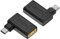 Panlouting Slim Tip Stecker auf USB-C Adapter für Laptops Thinkpad | PD 140W Konverter | Rechtwinkliger Slim Square Yellow Tip | Chip mit Automatischer Identifikation