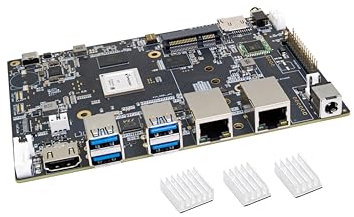 Banana Pi BPI-F3 8-Core RISC-V K1 Chip SBC, 2.0TOPS AI-Performance CPU Single Board Computer, mit 2X GbE Ethernet für AI Edge Computing, NAS-Netzwerkspeicher und Laptop-Alternativen (8 + 32 GB