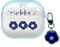 New 2024 Soft Headphone Earbuds Case for Samsung Galaxy Buds 3 & Galaxy Buds 3 Pro,Cute Premium TPU Cover with Keychain,Front LED Visible for Men Women (Flower)