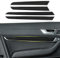 4PCS Auto Kohlefaser Aufkleber Trim Cover Decals Kompatibel mit Audi A6 C6(2005-2011) /S6 C6(2006-2010) /RS6 C6 (2008-2010) (Nicht porös)