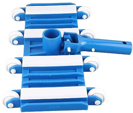 ANKROYU Schwimmbad-Saugkopf, Flexibler ABS-Pool-Saugkopf, Pool-Saugreiniger, Verstellbarer Pool-Saugkopf mit Rädern für Schwimmbäder,