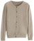 Cable Knit Cardigan Women,Womens Cashmere Cardigans Long Sleeve Open Front Sweater Casual Lightweight Fall Winter Solid Color Button Down Knitted Jumper Oversized Knitwear Dusters Coat Grey
