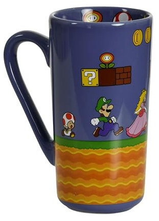 Super Mario Tasse für heiße Schokolade, 470 ml, offizielles Lizenzprodukt