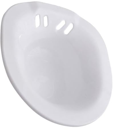 Faltbare Sitzbadewanne aus Kunststoff für Schwangere und Senioren | Weiß, Glatte Oberfläche, Platzsparend Verstaubar, 1 Stück, für Postoperative Pflege und Alltag