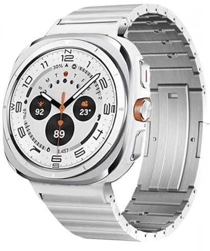 synsing Titan Armbänder ohne Werkzeug, kompatibel mit Galaxy Watch 2 1 Ultra 47mm (2026/2025/2024), No Gap Design, Titan Metallarmband-Armband Zubehör für Galaxy Watch Ultra 2/1