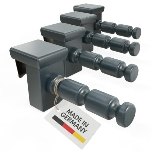 Fensterhaken Distanzhalter 10–27 mm für Fensterdeko ohne Bohren & Kleben | Fensterhaken, Dekohaken Distanzhalter, 4er Set mit oder ohne Batteriehalter, 10–27 mm für Fensterdeko ohne Bohren & Kleben