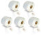 5x Print-Klex Etiketten-Rollen kompatibel für Dymo 11354 Labelwriter 450 Twin Turbo Labelwriter DUO Labelwriter SE 450 Twin Turbo 11354 57mm x 32mm 1000 Etiketten 57 mm x 32 mm 1000 Label Office Eco