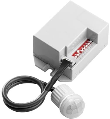 Détecteur de mouvement encastré 12 V 24 V, compatible LED