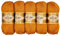 Alize 5 x 100g Diva Batik Wolle, 500 Gramm merzerisierte Strickwolle Acrylwolle