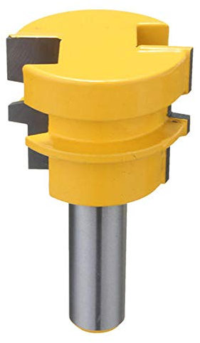 Gasea 1/2 Inch Shank Medium Reversible Glue Joint Router Bit Tenon Cutter for CNC Wooden Cutter Woodworking Tool