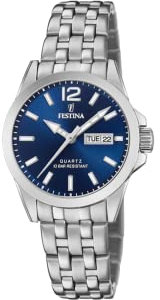 Festina Damen Analog Quarz Uhr mit Edelstahl Armband F20455/3