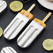 Moule à popsicle, Moule à crème glacée ensemble de 6, Moule à sucette glacée en acier inoxydable Moule à sucette glacée Moule à crème glacée avec support en acier inoxydable