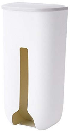 Portasacchetti da Cucina, Organizer Sacchetti Spazzatura da Parete, Porta Sacchetti Organizzatore Scatola di Plastica per Cucina, Bagno, Camera da Letto