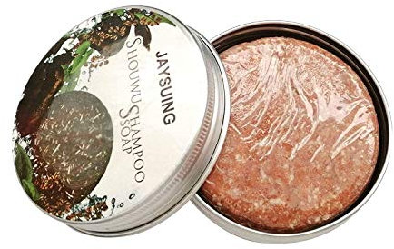 Haarwachstum Shampoo Bar, Solid Shampoo Bar, Shampoo-Riegel Verdunkelung der Haare Darkening Shampoo Seifenhaar Seife Haar volumizing Moisturizing Anti Haarverlust Shampoo Bar (1PCS)