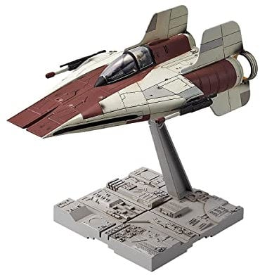 Revell Bandai Modellbausatz A-Wing Starfighter I I Hochwertiger Bausatz des A-Wing Starfighter I | Maßstab 1:72 | Detailgetreu und beeindruckend | Perfekt für Anfänger und Fortgeschrittene I ab 13 J