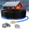 TOPDURE Heizkabel für Dächer und Dachrinnen, 120 V, CSA-ETL-zertifiziert, konstante Watt-Technologie für effiziente Eisdam-Prävention, 120 V