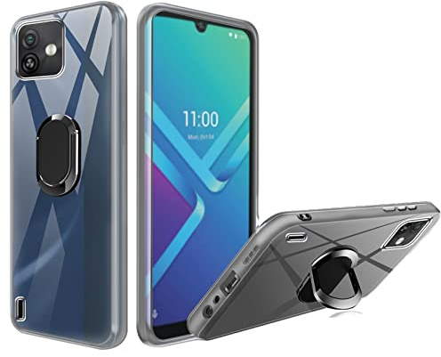 CXKJ Hülle für Wiko Y82 (6.10 Zoll),Transparent Halterung Silikon Hülle TPU Weich Ultra-dünne Schutzhülle Fallschutz Kratzfeste Bumper Case,für Wiko Y82 Stylische Handyhülle - Transparent