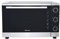 SAUTER SMF46MX - Mini horno multifunción - 37 x 58 x 44 cm - 46L - 5 posiciones de cocción - 1800 W - Calor giratorio - con 2 rejillas, 1 pinza y 1 bandeja recoge migas - Silver/Negro