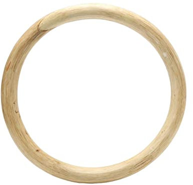 LOVIVER Wing Chun Rattan Ring Siu Lum Kung Fu Ringe Handgelenk Hand Krafttrainingsgerät Sau Sticky Rattan Ring Kung Fu Ringe Trainingsring, Innendurchmesser 22cm