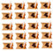 Parliky 20 Stücke Candy Boxen Mit Orange Bänder Tags Thanksgiving Candy Fall Kissen Tasche Party Favor Tasche