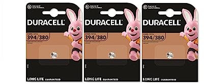 3X Duracell 394/380 (3 Blister Da 1 Batteria) 3 pile (SR936/V394/V380/SR45/SR936W/SR936WS)