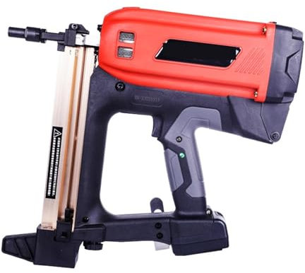 Pistola de clavos eléctrica portátil Pistola De Clavos De Aire Profesional, Pistola De Clavos De Acero A Gas Eléctrica Hidráulica, Pistola De Clavos De Ecta para marcos, carpintería, carpintería (Col